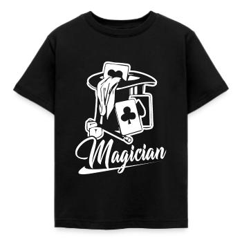 Chemise drôle de magicien - T-shirt Enfant - noir - Devant - AI Model Kid Female (0cm)