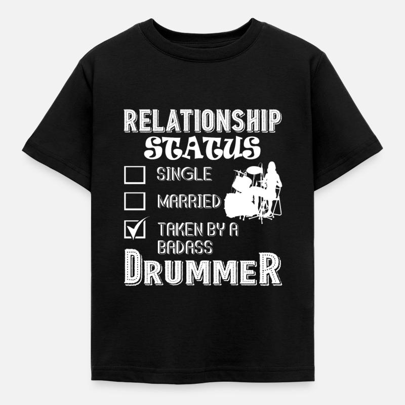 Statut de la relation batteur batteur - T-shirt Enfant - noir