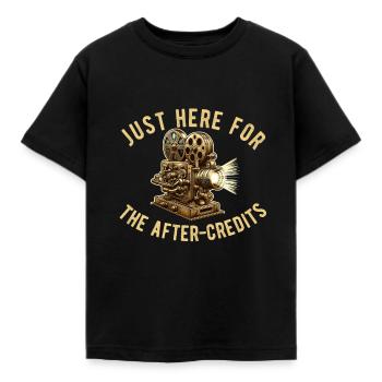 Critique de cinéma Cinéphile Cinéphile Amant Drôle Critique - T-shirt Enfant - noir - Devant - AI Model Kid Female (0cm)