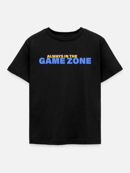 GAME ZONE - Kinder T-Shirt - Schwarz