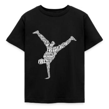 Breakdance Breakdancer Breakdancing - Kinder T-Shirt - Schwarz - Vorne - AI Model Kid Female (0cm)