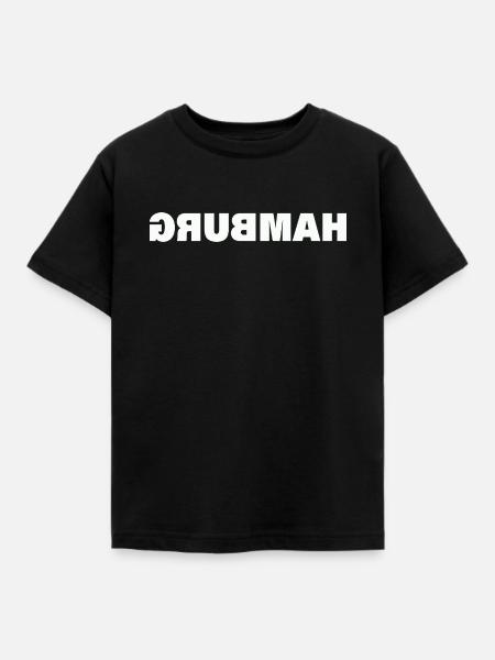 HAMBURG - Kinder T-Shirt - Schwarz