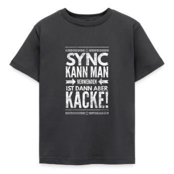 DJ Deejay Musik Techno Music Turntable Geschenk - Kinder T-Shirt - Dunkelgrau - Vorne - AI Model Kid Female (0cm)