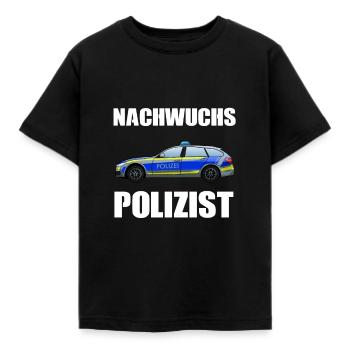 Nachwuchs Polizist Polizei Polizisten - Kinder T-Shirt - Schwarz - Vorne - AI Model Kid Female (0cm)