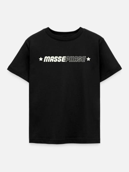 Masse Phase - Kinder T-Shirt - Schwarz