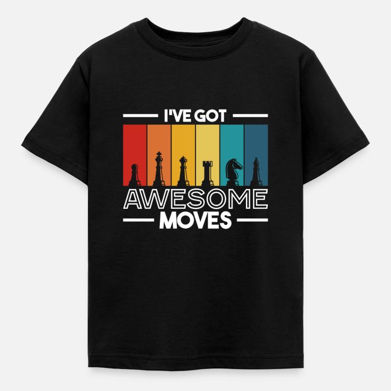 Jeu d’échecs - P. - T-shirt Enfant - noir