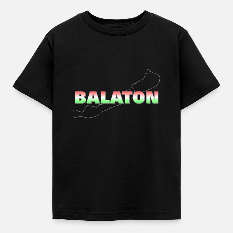 Balaton - Kinder T-Shirt - Schwarz