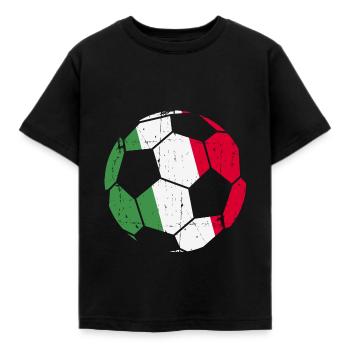 italia, calcio, squadra, tifoso, campioni - Maglietta per bambini - nero - Fronte - AI Model Kid Female (0cm)