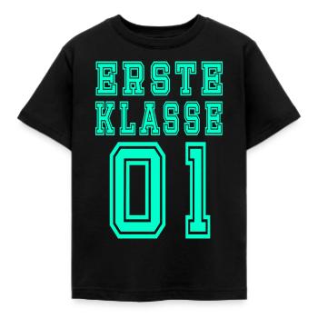 Scolarité de première année Retour à l’école Enfant - T-shirt Enfant - noir - Devant - AI Model Kid Female (0cm)