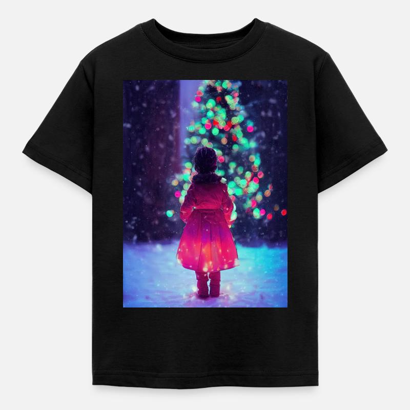 Weihnachten 18 - Kinder T-Shirt - Schwarz