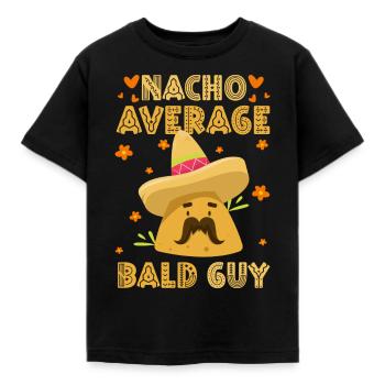 Frisur Glatzenträger Keine Haare - Kinder T-Shirt - Schwarz - Vorne - AI Model Kid Female (0cm)