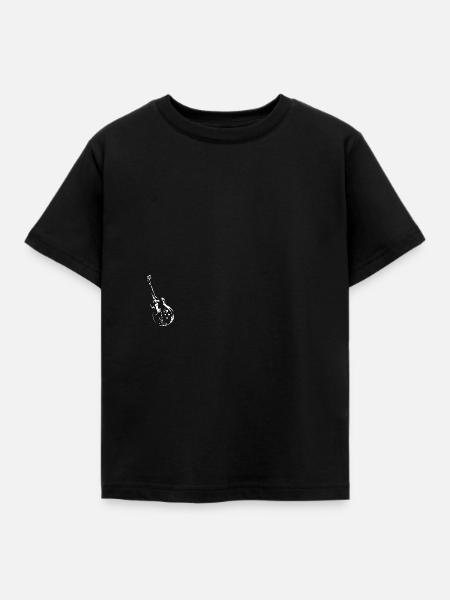 Gitarre - Kinder T-Shirt - Schwarz