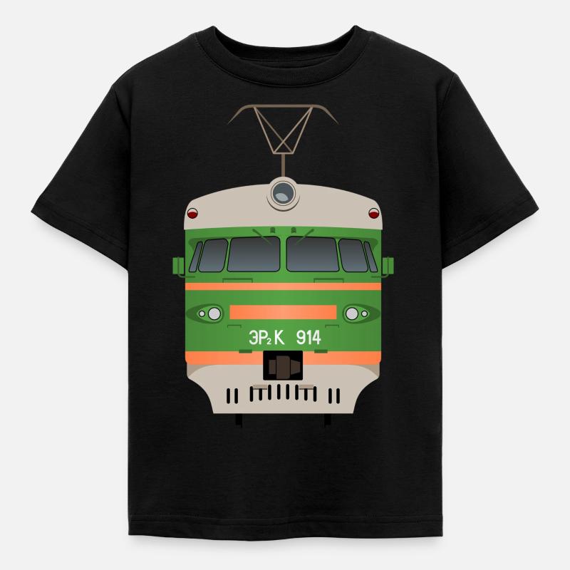 Train Russie - T-shirt Enfant - noir