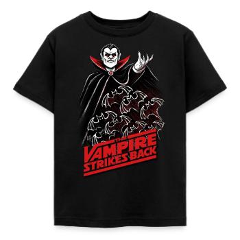 The Vampire Strikes Back V1 - T-shirt Enfant - noir - Devant - AI Model Kid Female (0cm)