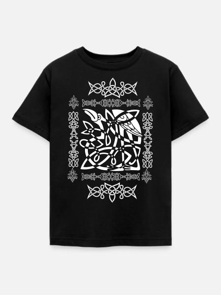 Celtic Raven - T-shirt Enfant - noir
