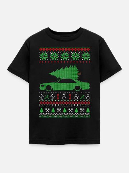 Christmas Ugly Sweater - Kinder T-Shirt - Schwarz