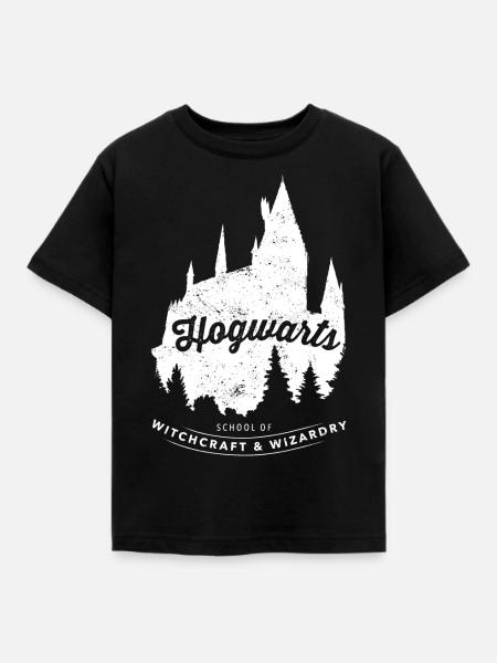 Harry Potter Hogwarts School - Kinder T-Shirt - Schwarz