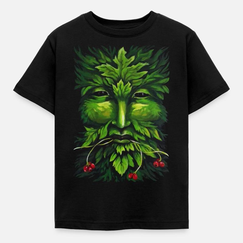 Der Waldschrat - Kinder T-Shirt - Schwarz