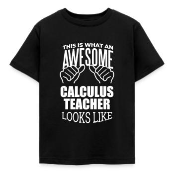calcul - T-shirt Enfant - noir - Devant - AI Model Kid Female (0cm)
