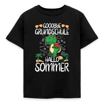 Goodbye Grundschule Hallo Sommer Grundschüler - Kinder T-Shirt - Schwarz - Vorne - AI Model Kid Female (0cm)