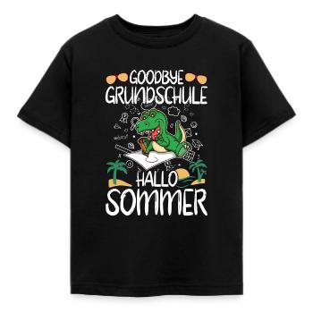 Goodbye Grundschule Hallo Sommer Grundschüler - Kinder T-Shirt - Schwarz - Vorne - AI Model Kid Female (0cm)