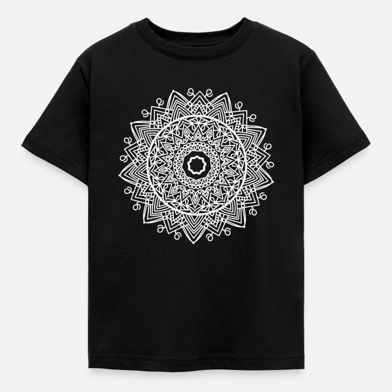 Mandala - T-shirt Enfant - noir