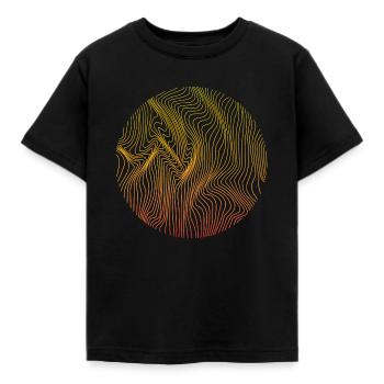 Lever du soleil - T-shirt Enfant - noir - Devant - AI Model Kid Female (0cm)