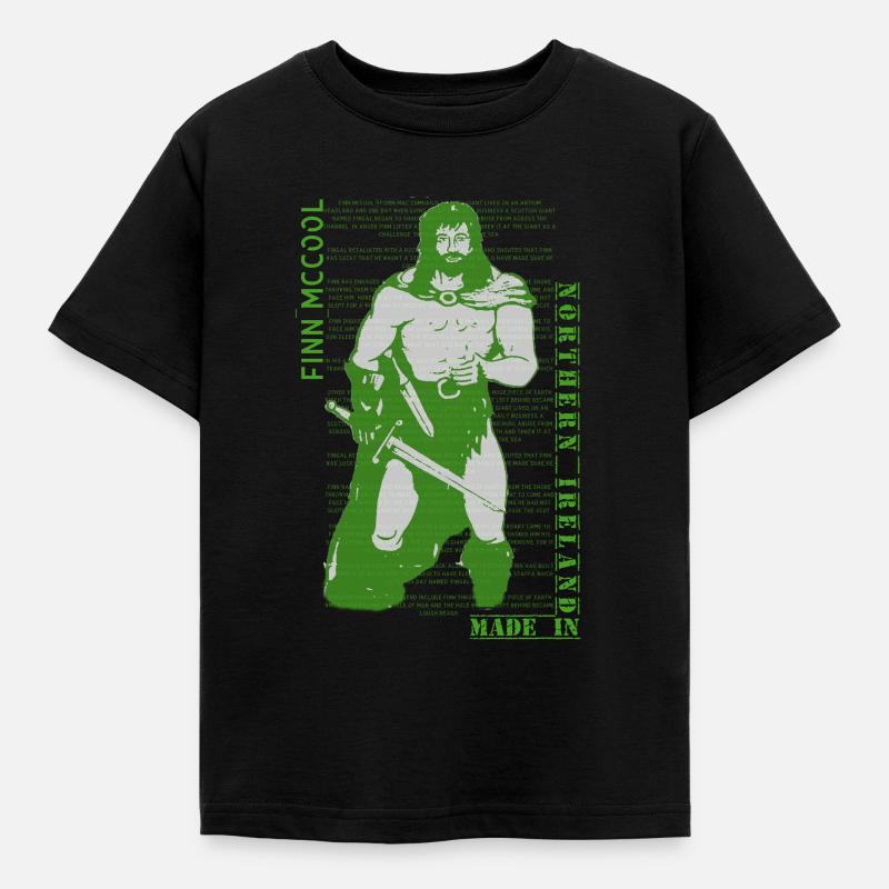 Finn McCool - Kids' T-Shirt - black