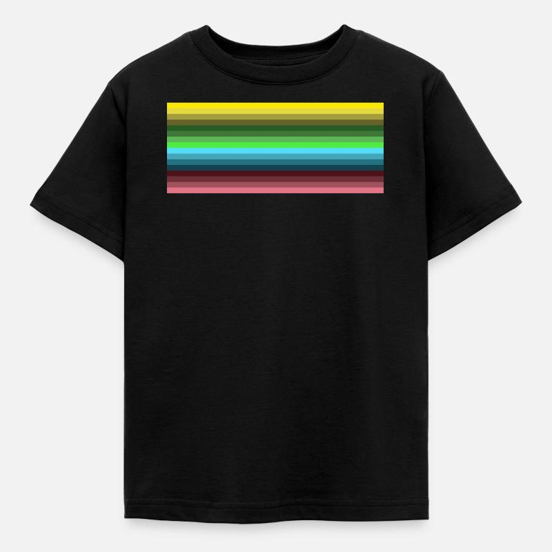 RAINBOW - Kids' T-Shirt - black