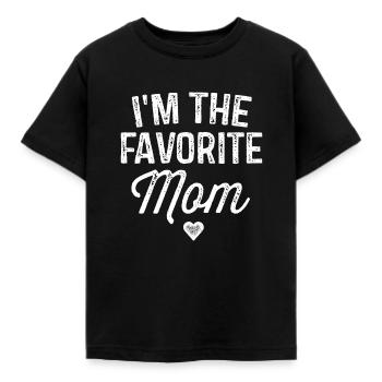 Je suis la maman préférée Cadeau drôle de maman - T-shirt Enfant - noir - Devant - AI Model Kid Female (0cm)