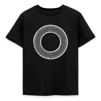 Geometrische Kunst - Kinder T-Shirt - Schwarz - Vorne - AI Model Kid Female (0cm)