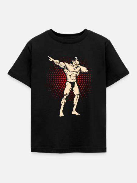 Bodybuilder Bodybuilder Bodybuilder Bodybuilder - Kinder T-Shirt - Schwarz
