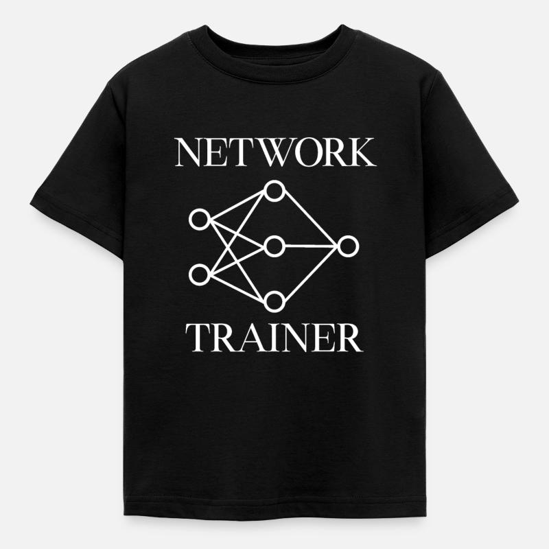 Network Trainer | Artificial intelligence - Kids' T-Shirt - black