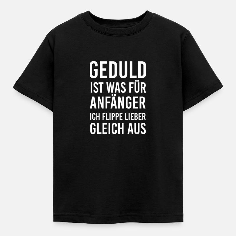 Lustig - Kinder T-Shirt - Schwarz