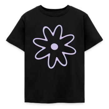 Fleur - T-shirt Enfant - noir - Devant - AI Model Kid Female (0cm)