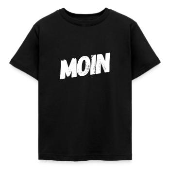 guten Morgen auf norddeutsch - Kinder T-Shirt - Schwarz - Vorne - AI Model Kid Female (0cm)