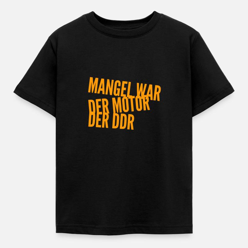 der Motor der DDR - Kinder T-Shirt - Schwarz