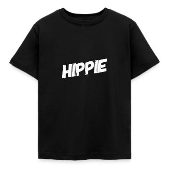 Hippies are awesome - Kids' T-Shirt - black - Front - AI Model Kid Female (0cm)