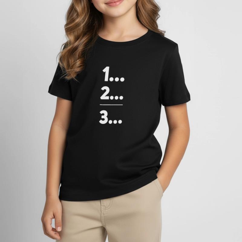 First, second, third Kids' T-Shirt
