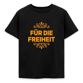 Je veux plus de liberté - T-shirt Enfant - noir - Devant - AI Model Kid Female (0cm)