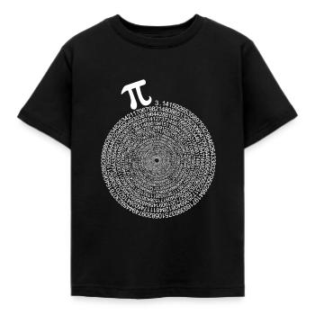 Pi Day Infinity Pi Day - Kinder T-Shirt - Schwarz - Vorne - AI Model Kid Female (0cm)