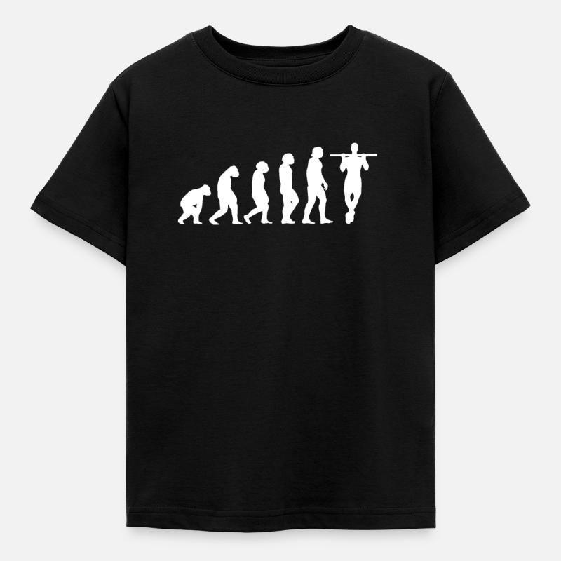 Fitness Calisthenics Evolution - Maglietta per bambini - nero