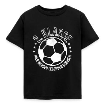 Fußball Unterhaus 2. Klasse Meistertitel Meister - Kinder T-Shirt - Schwarz - Vorne - AI Model Kid Female (0cm)