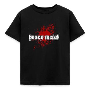 Heavy Metal - Kinder T-Shirt - Schwarz - Vorne - AI Model Kid Female (0cm)