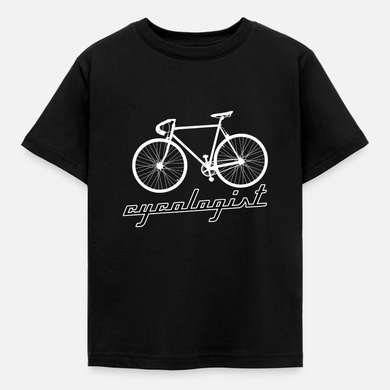 Conception de chemise de vélo de cyclisme vélo de course - T-shirt Enfant - noir