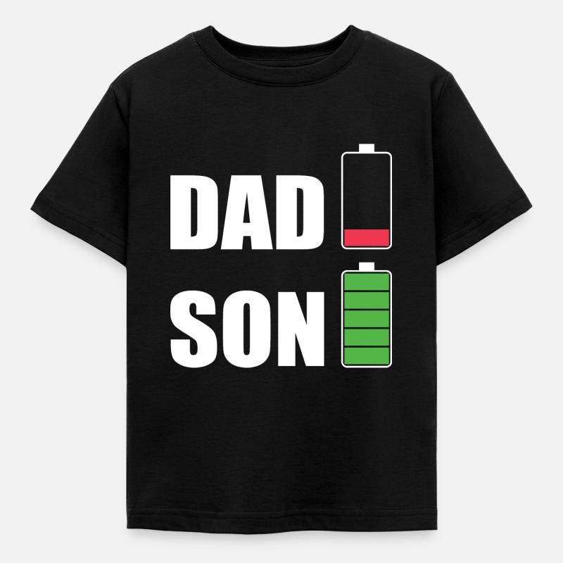 DAD & SON - T-shirt Enfant - noir