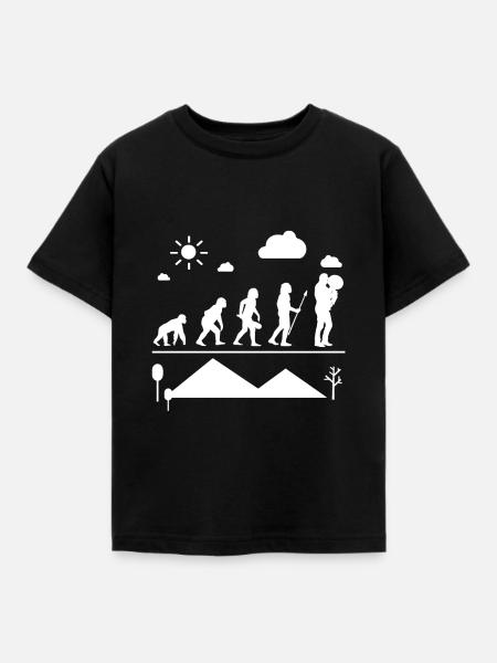 Tuba Tuba Evolution - Kinder T-Shirt - Schwarz