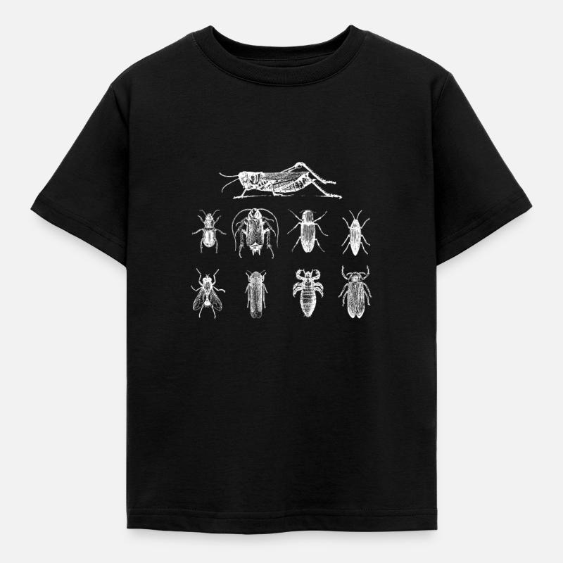 Bugs Insects - Kids' T-Shirt - black
