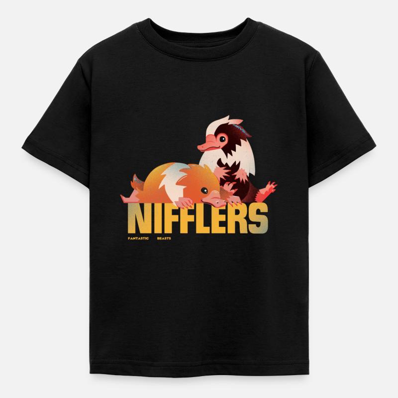 Fantastic Beasts 3 Baby Nifflers - Lasten t-paita - musta