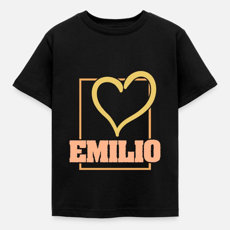 Emilio - T-shirt Enfant - noir